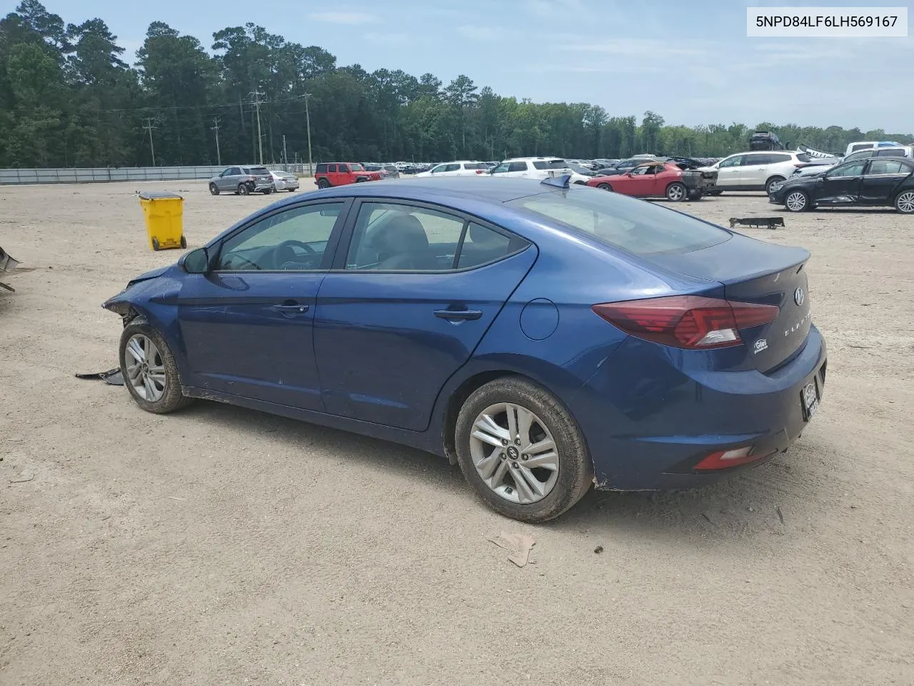 2020 Hyundai Elantra Sel VIN: 5NPD84LF6LH569167 Lot: 55279294