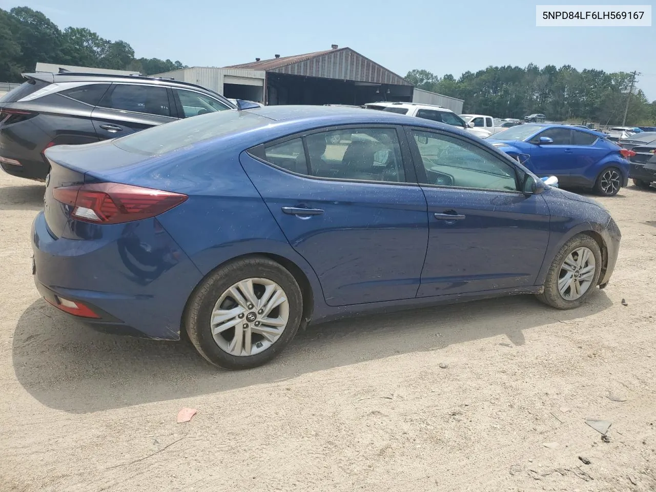 2020 Hyundai Elantra Sel VIN: 5NPD84LF6LH569167 Lot: 55279294