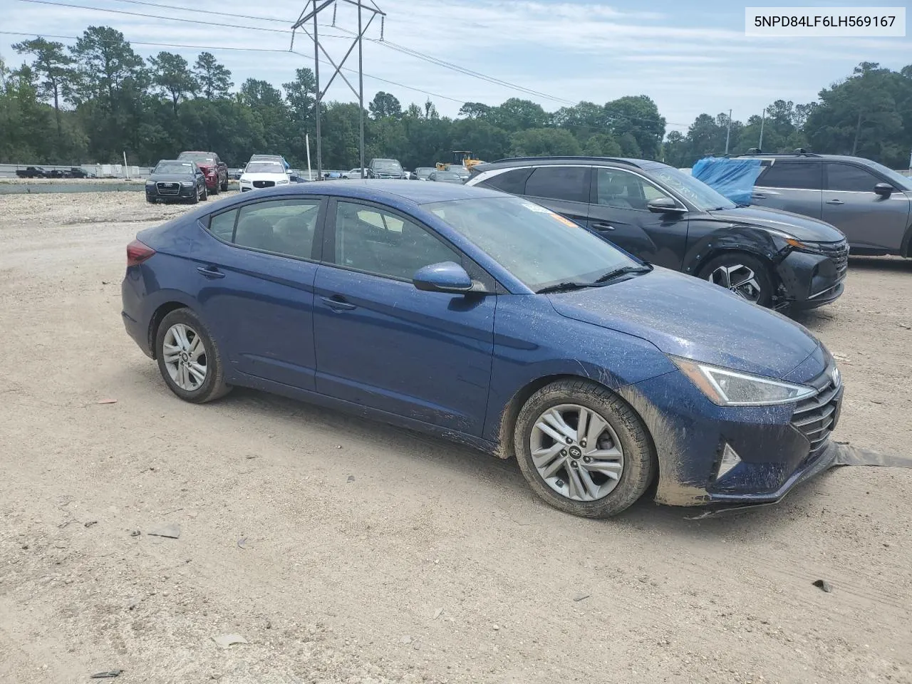 2020 Hyundai Elantra Sel VIN: 5NPD84LF6LH569167 Lot: 55279294