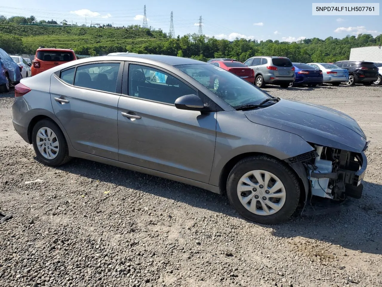 2020 Hyundai Elantra Se VIN: 5NPD74LF1LH507761 Lot: 55647064