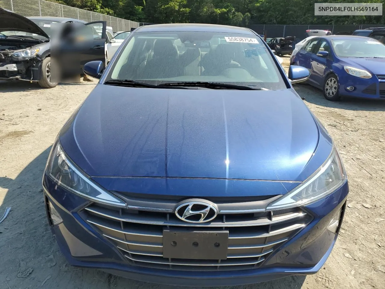 5NPD84LF0LH569164 2020 Hyundai Elantra Sel