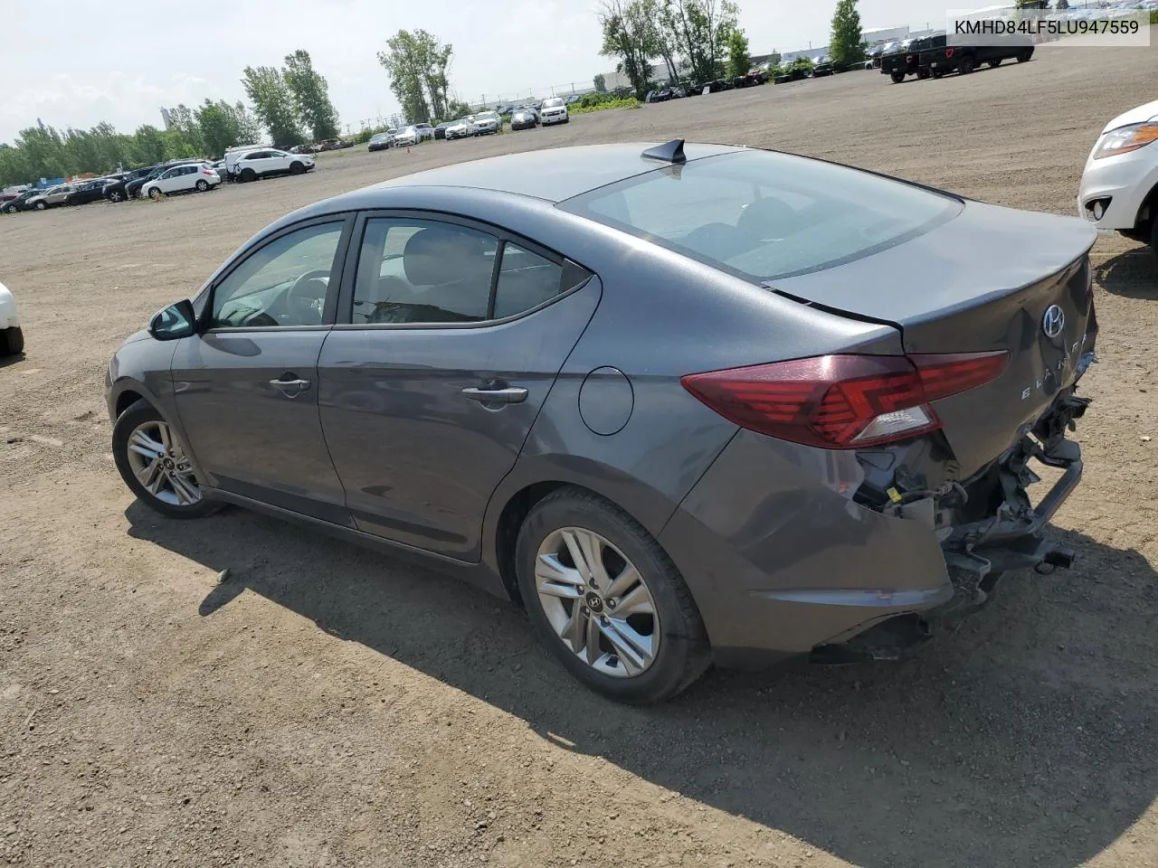 KMHD84LF5LU947559 2020 Hyundai Elantra Sel