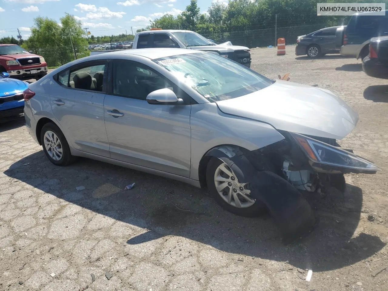 KMHD74LF4LU062529 2020 Hyundai Elantra Se