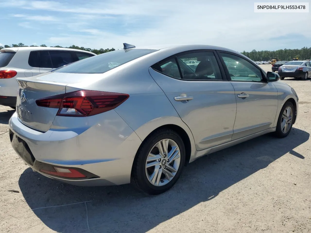 2020 Hyundai Elantra Sel VIN: 5NPD84LF9LH553478 Lot: 62719404