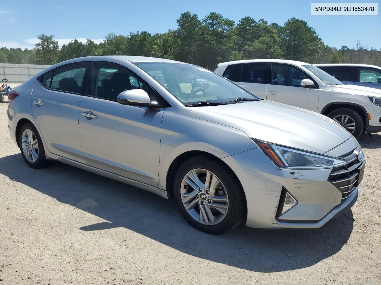 2020 Hyundai Elantra Sel VIN: 5NPD84LF9LH553478 Lot: 62719404