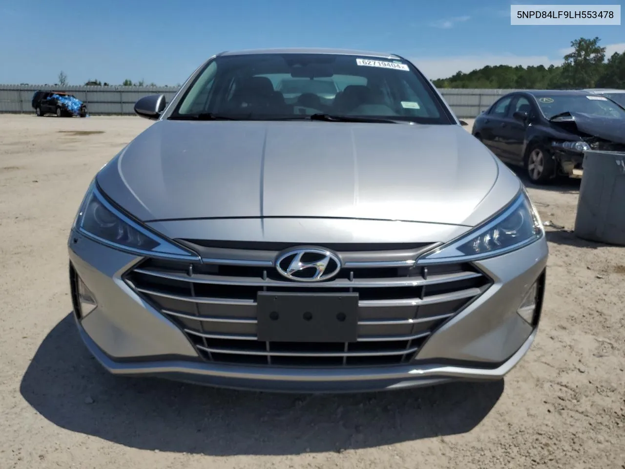 2020 Hyundai Elantra Sel VIN: 5NPD84LF9LH553478 Lot: 62719404