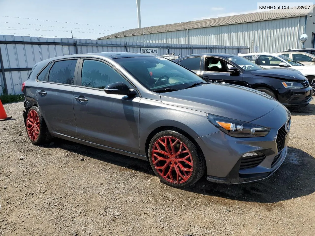 2020 Hyundai Elantra Gt N Line VIN: KMHH55LC5LU123907 Lot: 63770704