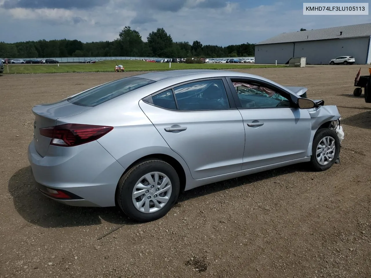 KMHD74LF3LU105113 2020 Hyundai Elantra Se