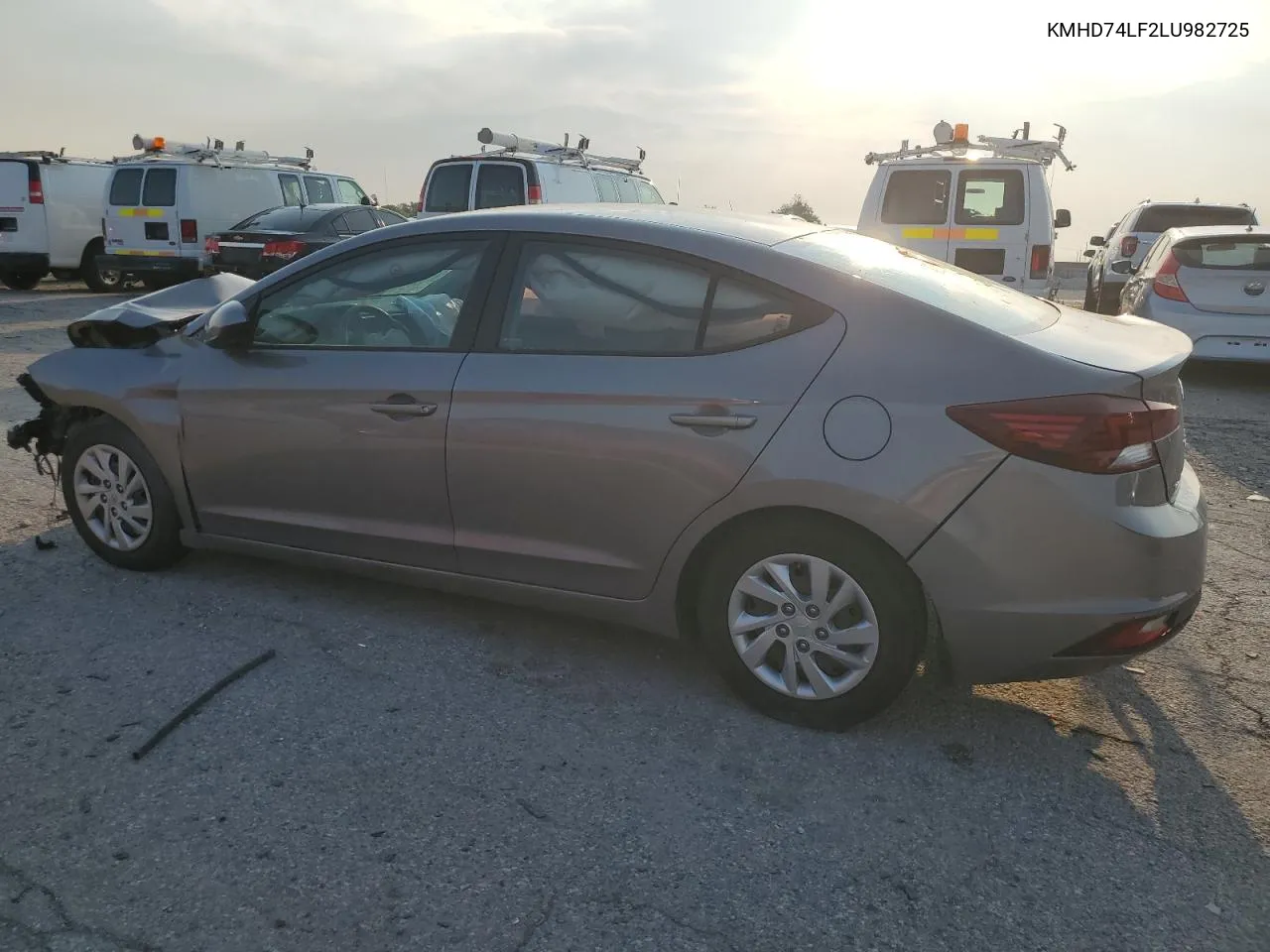 2020 Hyundai Elantra Se VIN: KMHD74LF2LU982725 Lot: 65971934