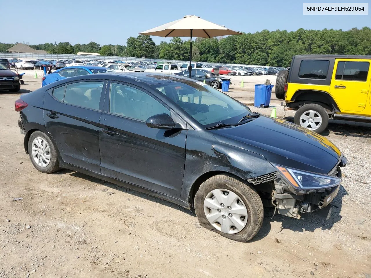 2020 Hyundai Elantra Se VIN: 5NPD74LF9LH529054 Lot: 66123604