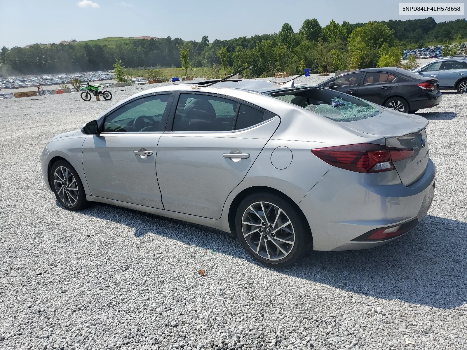 2020 Hyundai Elantra Sel VIN: 5NPD84LF4LH578658 Lot: 66221964