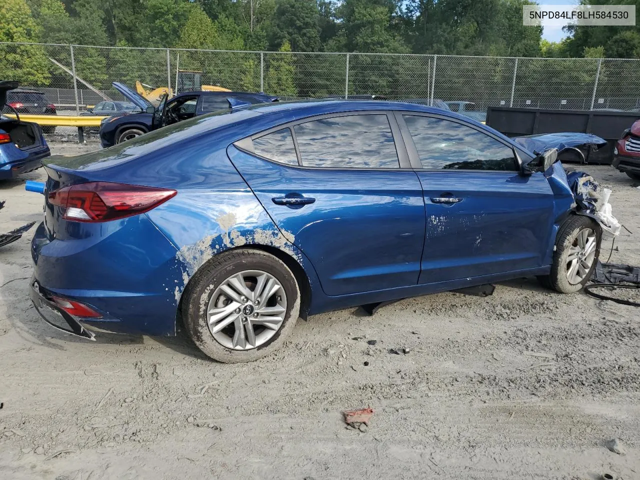 2020 Hyundai Elantra Sel VIN: 5NPD84LF8LH584530 Lot: 66864824