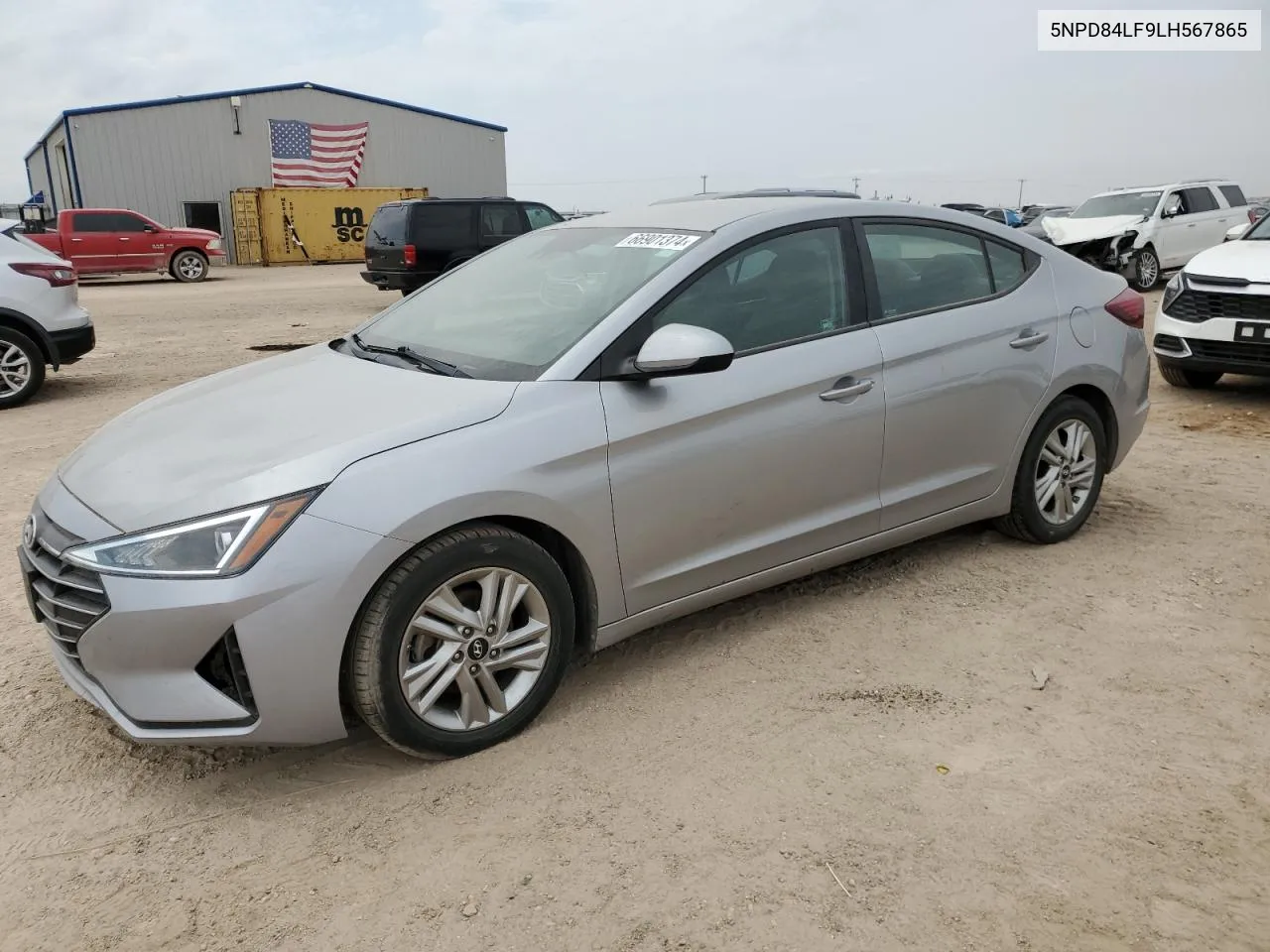 5NPD84LF9LH567865 2020 Hyundai Elantra Sel