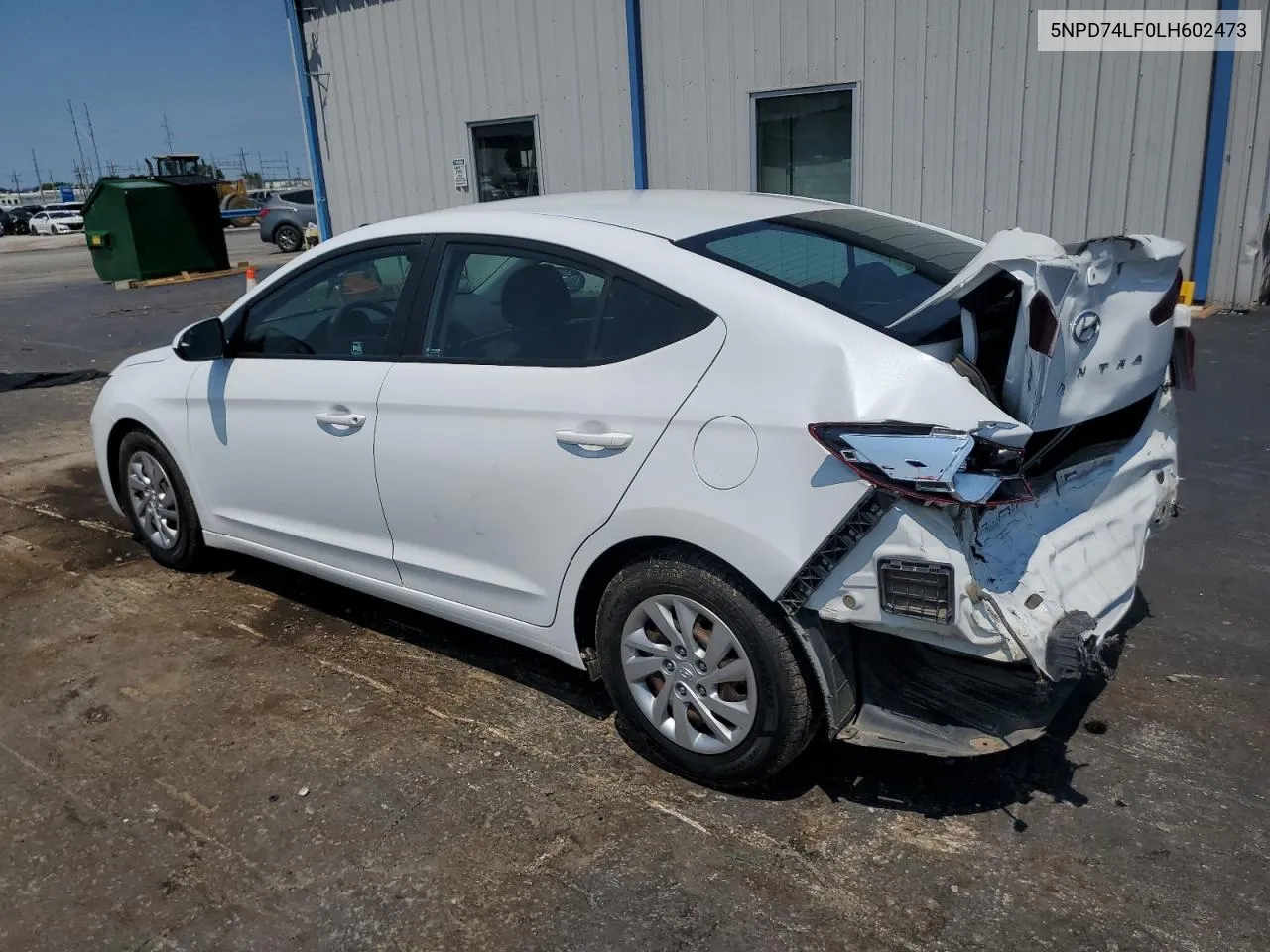 5NPD74LF0LH602473 2020 Hyundai Elantra Se