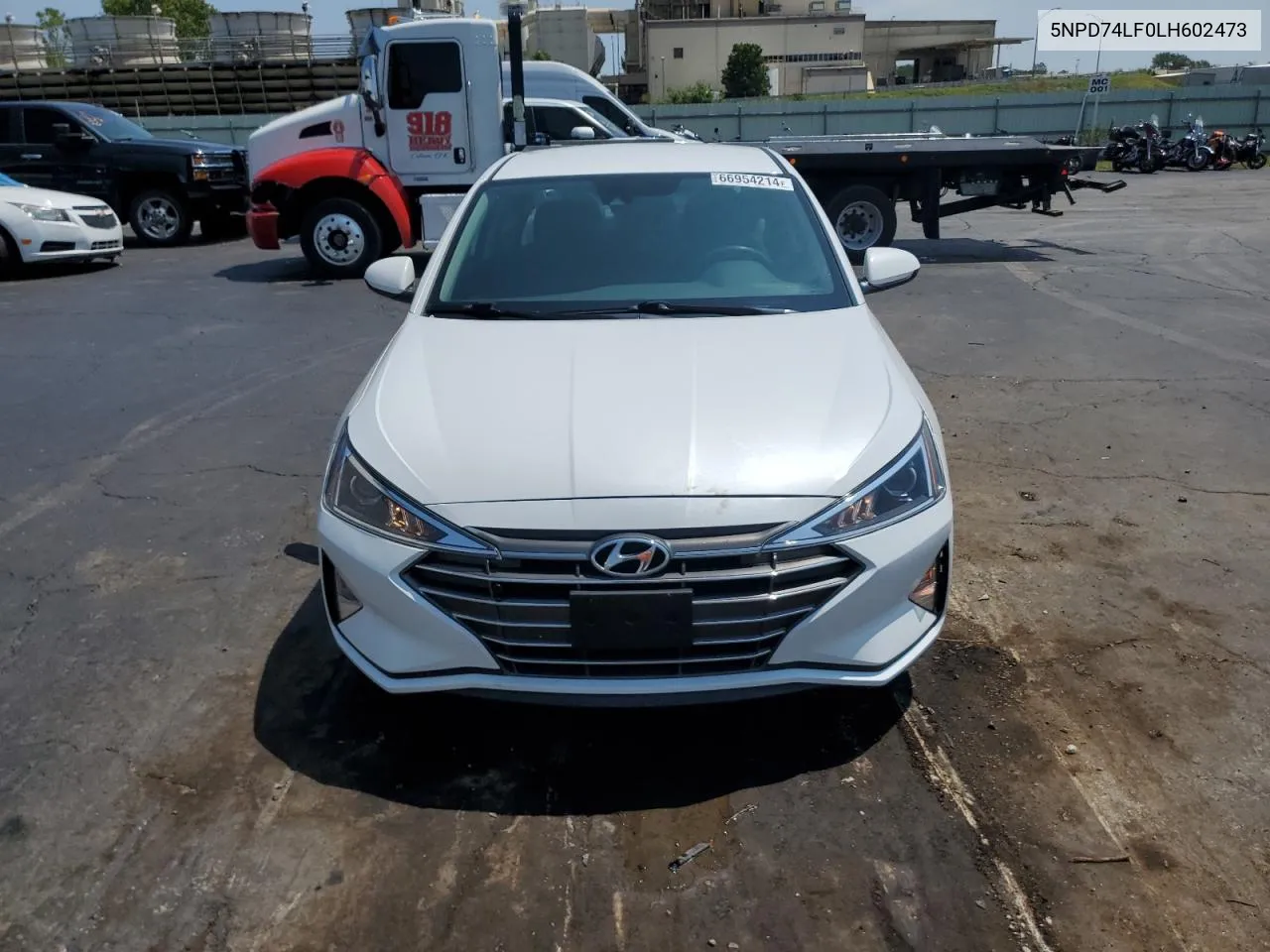 2020 Hyundai Elantra Se VIN: 5NPD74LF0LH602473 Lot: 66954214