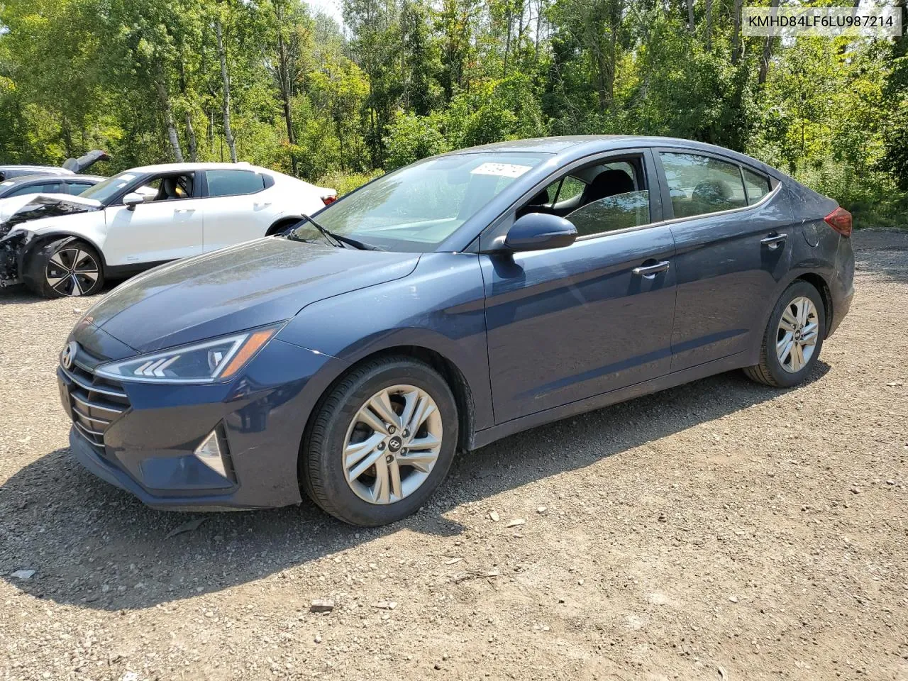 2020 Hyundai Elantra Sel VIN: KMHD84LF6LU987214 Lot: 67094714