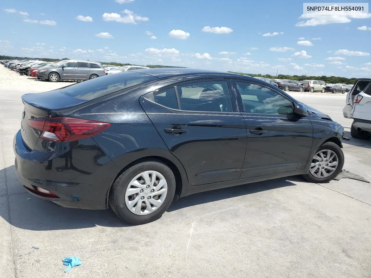 2020 Hyundai Elantra Se VIN: 5NPD74LF8LH554091 Lot: 67482324