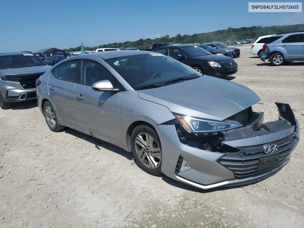 2020 Hyundai Elantra Sel VIN: 5NPD84LF2LH573605 Lot: 67830124