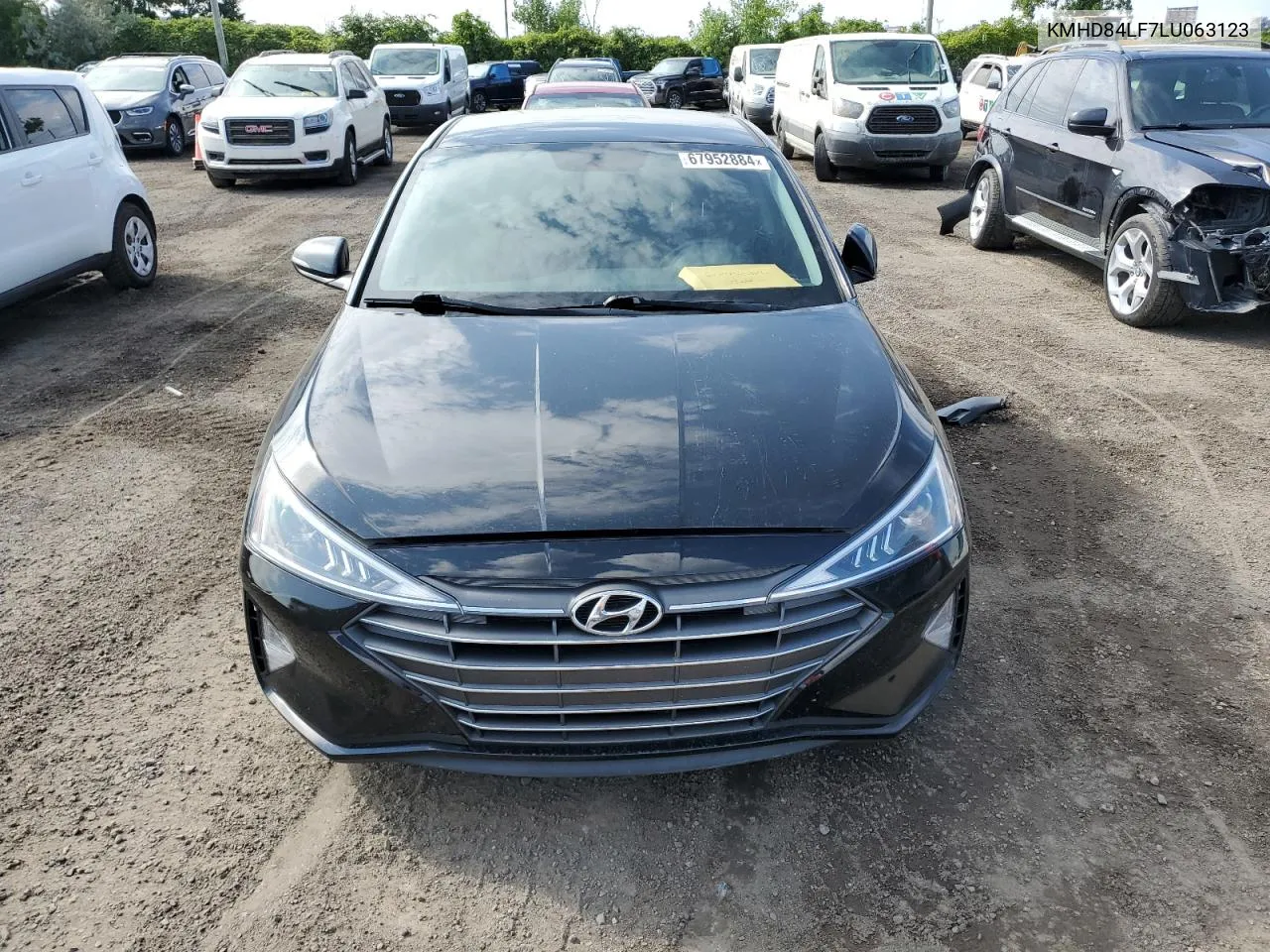 2020 Hyundai Elantra Sel VIN: KMHD84LF7LU063123 Lot: 67952884