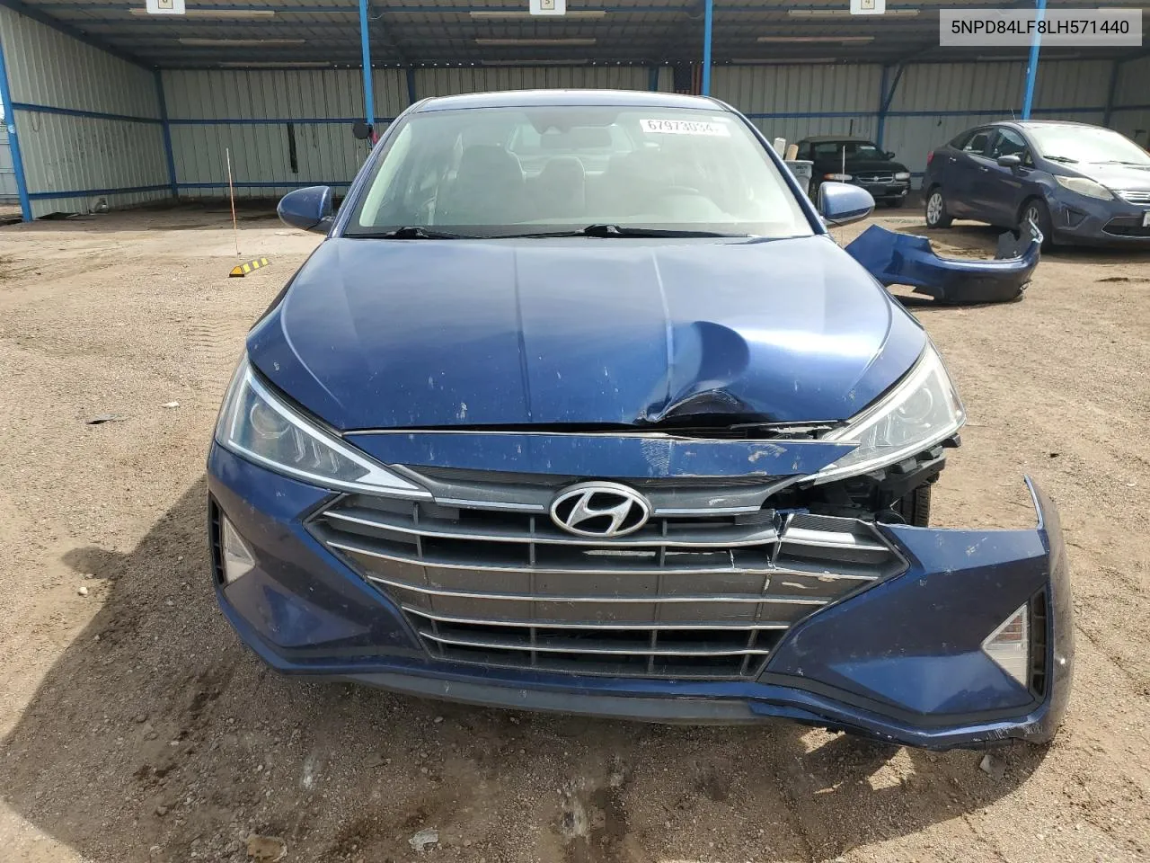 2020 Hyundai Elantra Sel VIN: 5NPD84LF8LH571440 Lot: 67973034