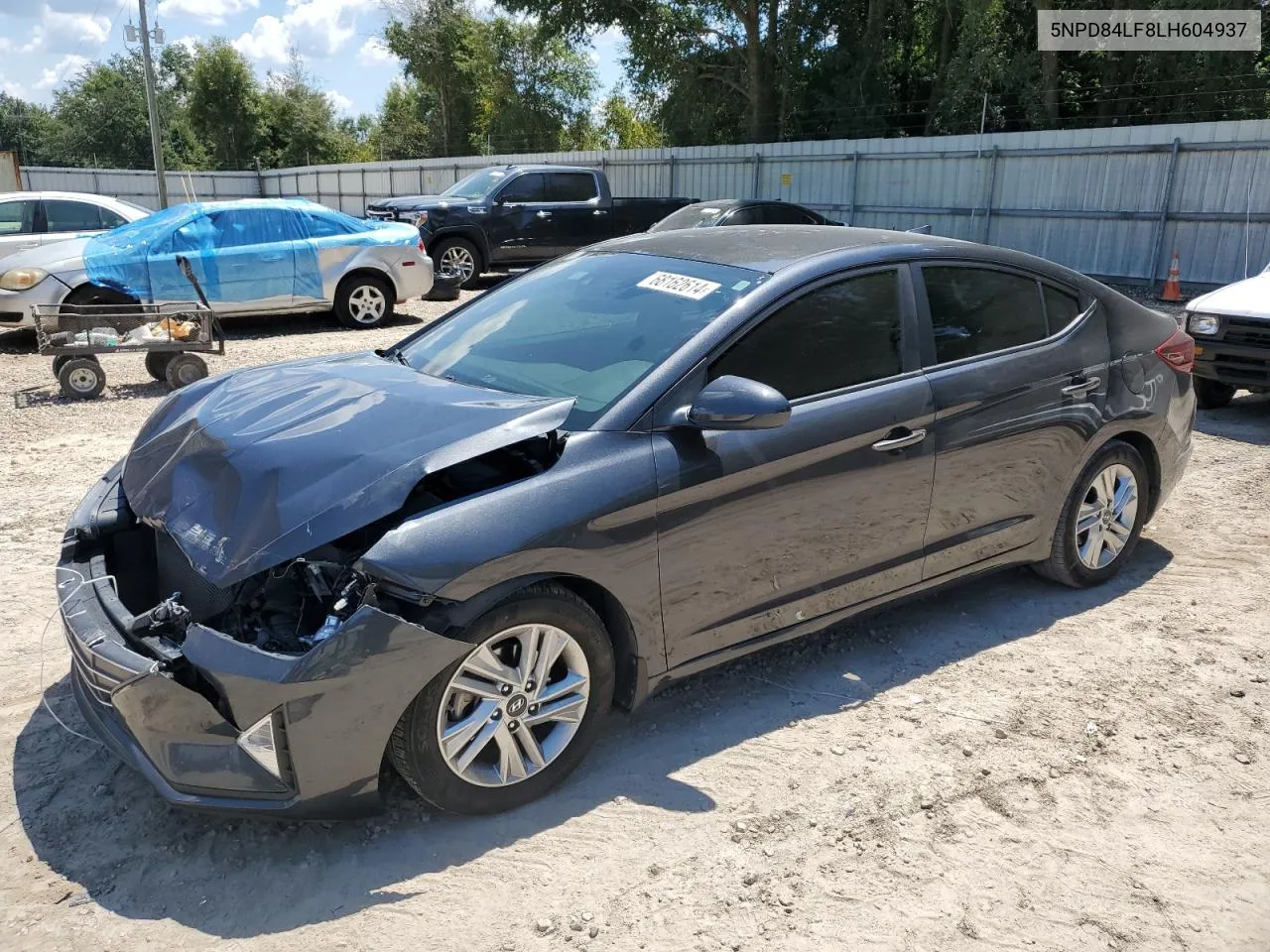 2020 Hyundai Elantra Sel VIN: 5NPD84LF8LH604937 Lot: 68162614