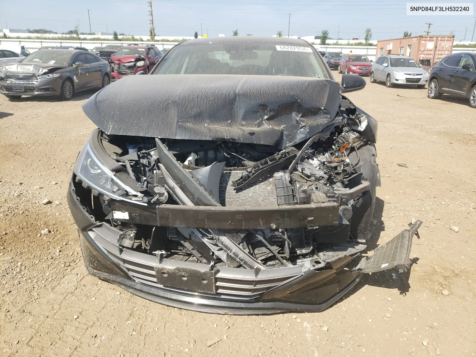 2020 Hyundai Elantra Sel VIN: 5NPD84LF3LH532240 Lot: 68282954