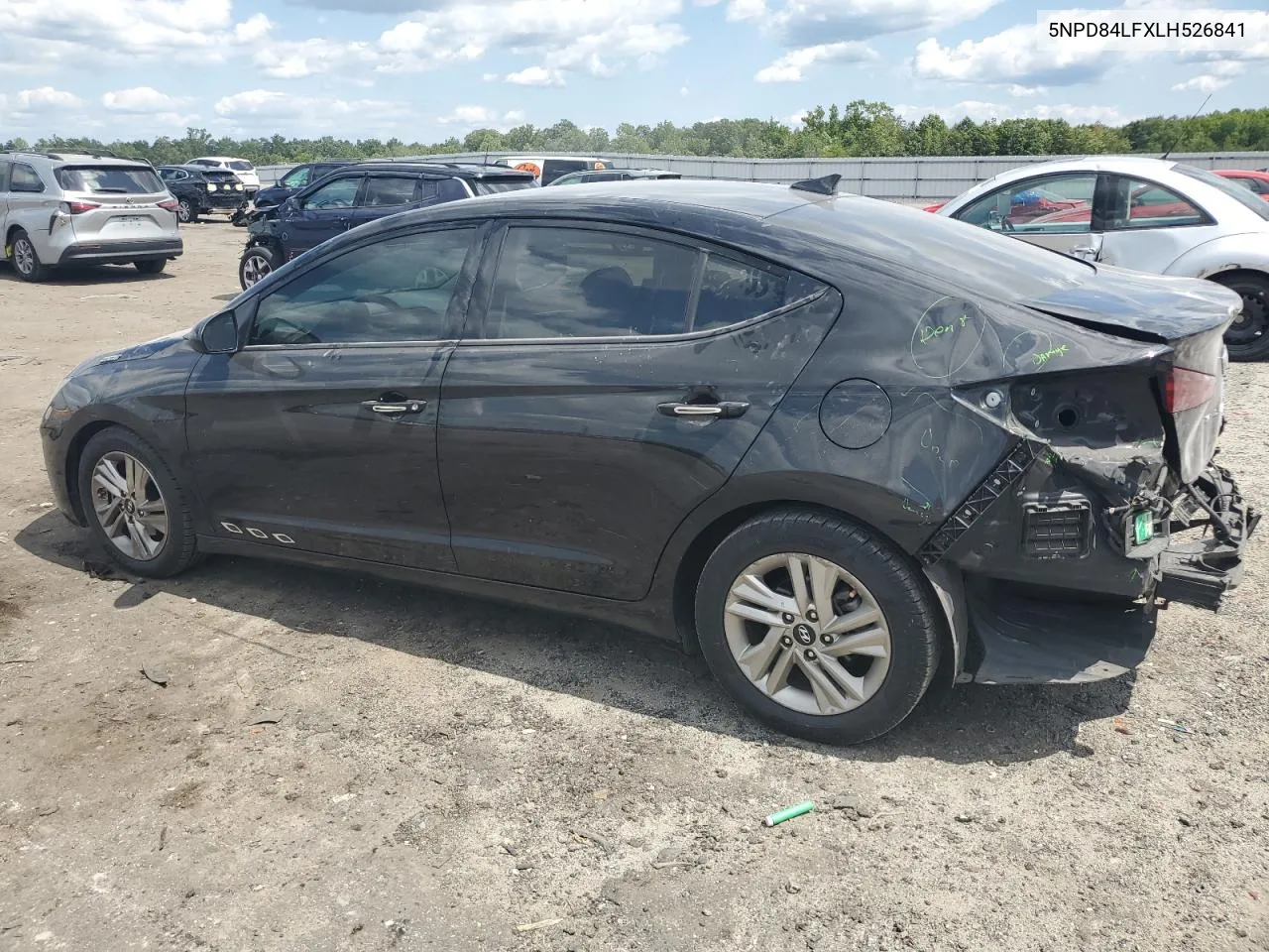 2020 Hyundai Elantra Sel VIN: 5NPD84LFXLH526841 Lot: 68712364