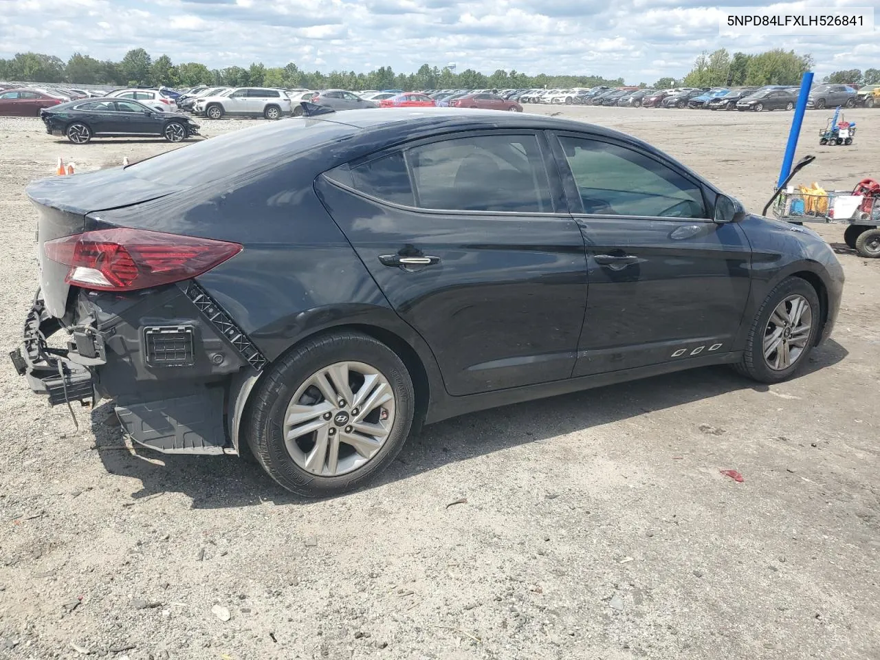 2020 Hyundai Elantra Sel VIN: 5NPD84LFXLH526841 Lot: 68712364