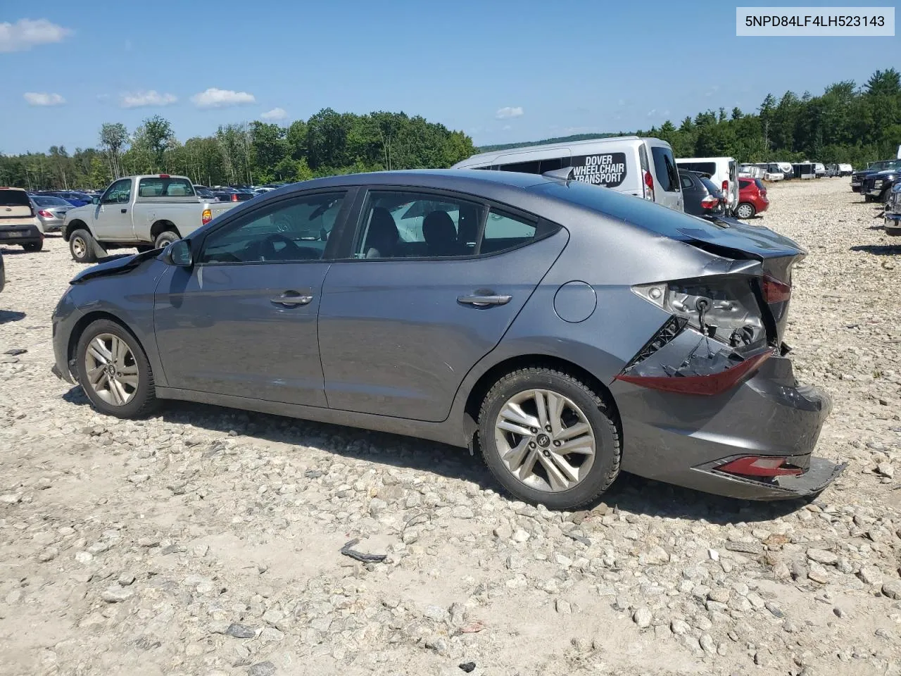 2020 Hyundai Elantra Sel VIN: 5NPD84LF4LH523143 Lot: 68730814