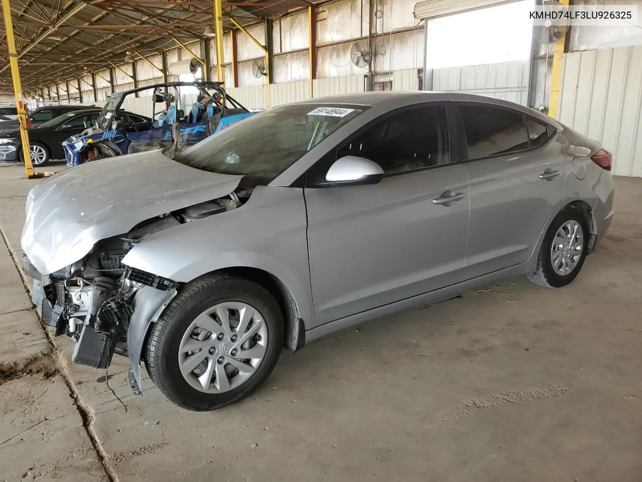 KMHD74LF3LU926325 2020 Hyundai Elantra Se