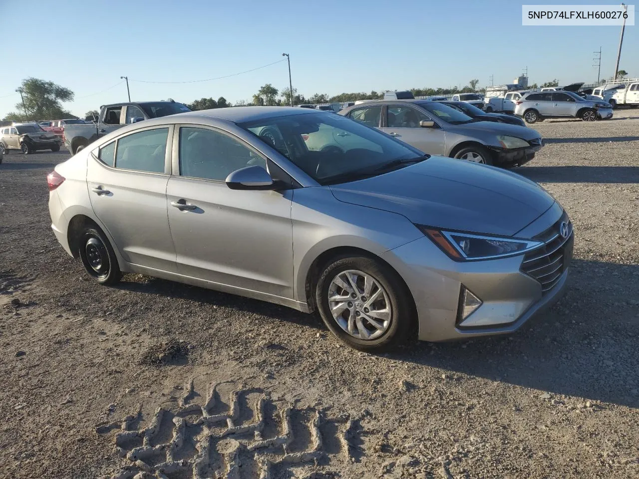 5NPD74LFXLH600276 2020 Hyundai Elantra Se