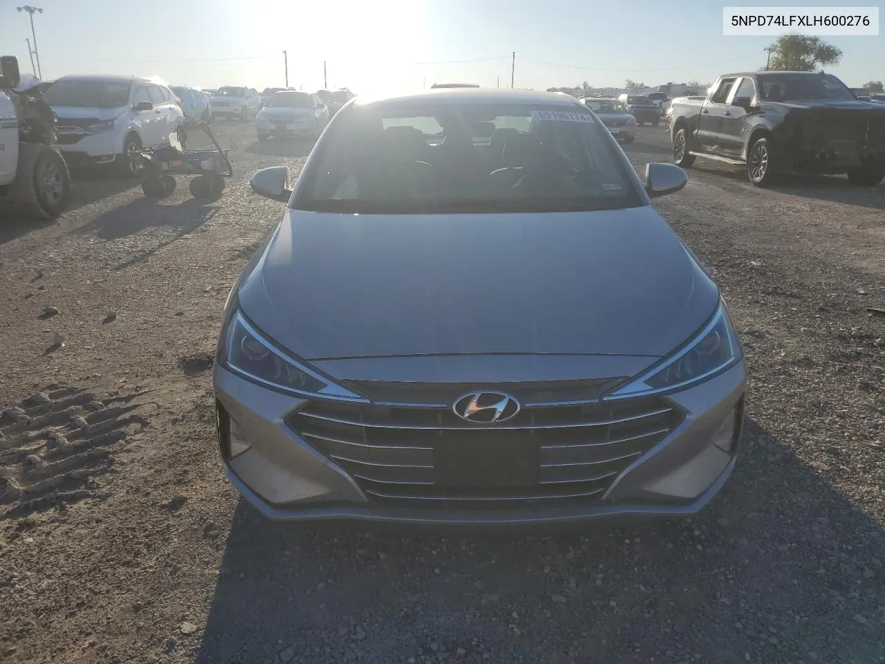 2020 Hyundai Elantra Se VIN: 5NPD74LFXLH600276 Lot: 69196174