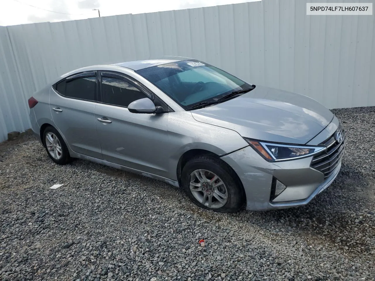 2020 Hyundai Elantra Se VIN: 5NPD74LF7LH607637 Lot: 69424954