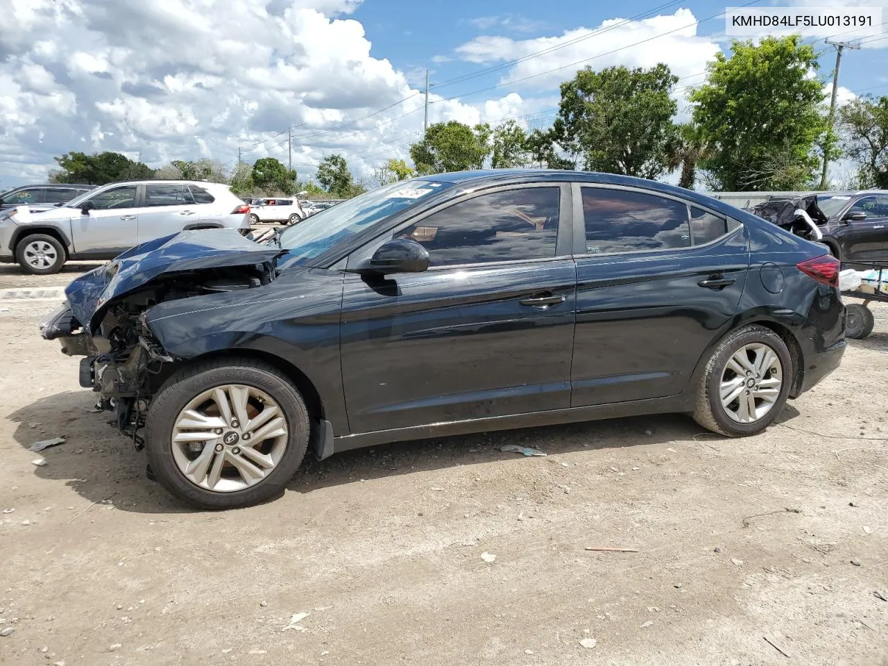 2020 Hyundai Elantra Sel VIN: KMHD84LF5LU013191 Lot: 69487184