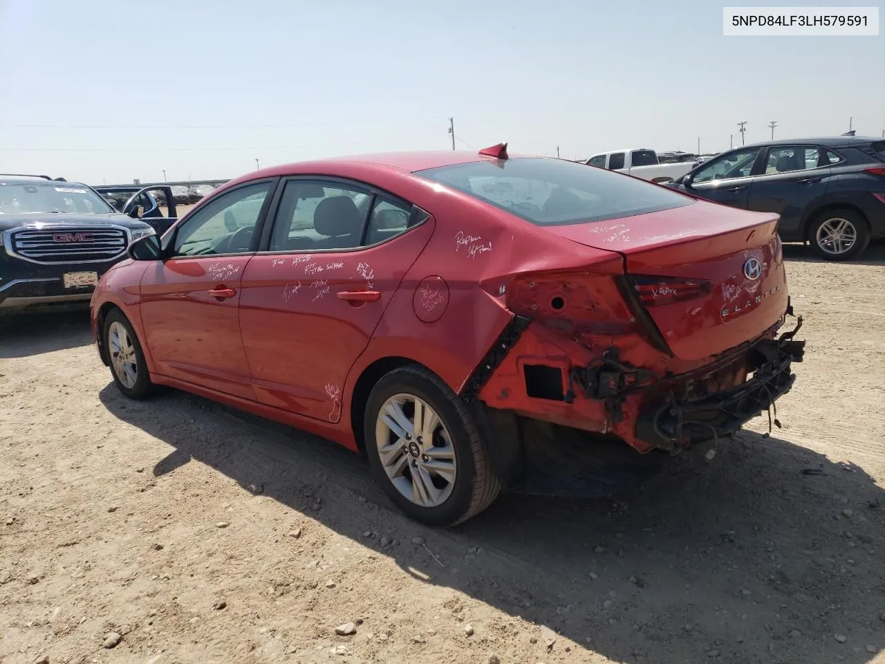 2020 Hyundai Elantra Sel VIN: 5NPD84LF3LH579591 Lot: 69669564