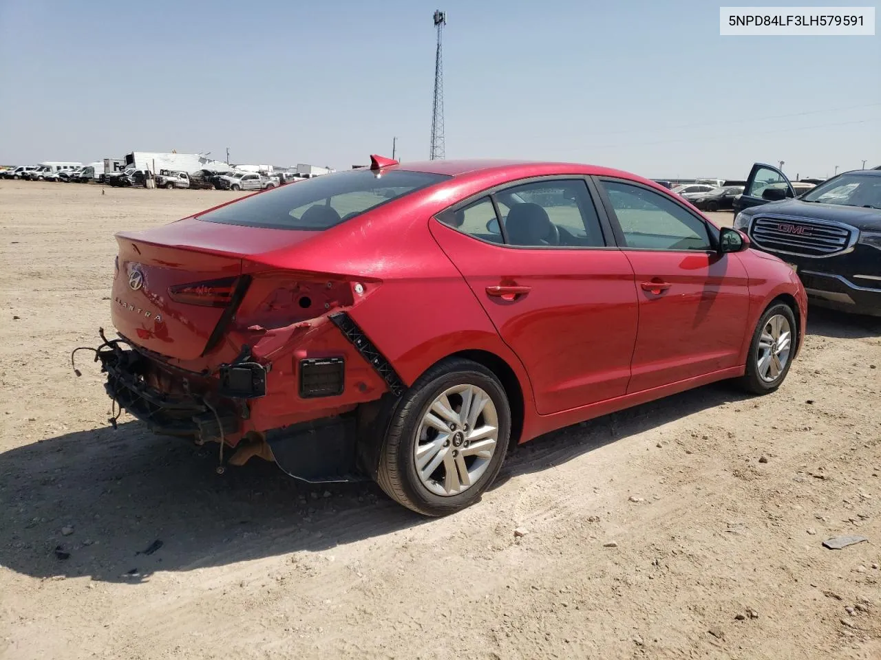 2020 Hyundai Elantra Sel VIN: 5NPD84LF3LH579591 Lot: 69669564