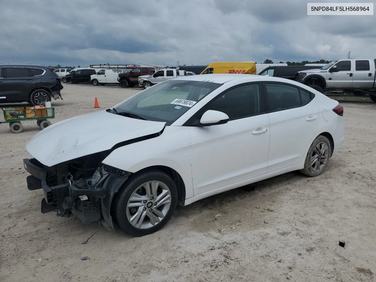 2020 Hyundai Elantra Sel VIN: 5NPD84LF5LH568964 Lot: 69878824