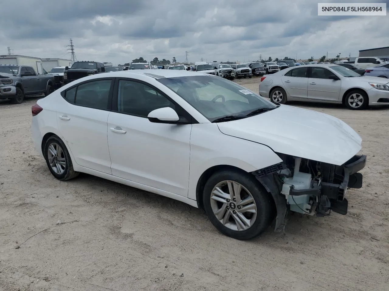 2020 Hyundai Elantra Sel VIN: 5NPD84LF5LH568964 Lot: 69878824