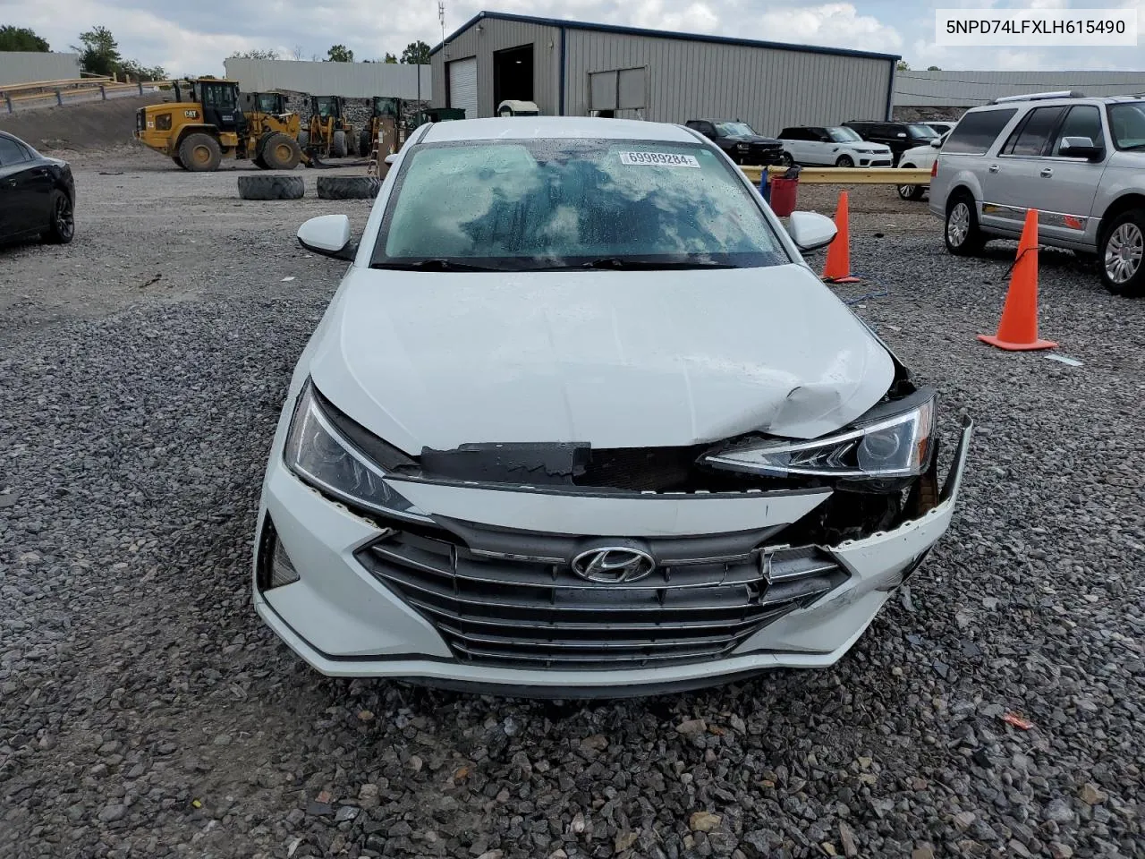 2020 Hyundai Elantra Se VIN: 5NPD74LFXLH615490 Lot: 69989284