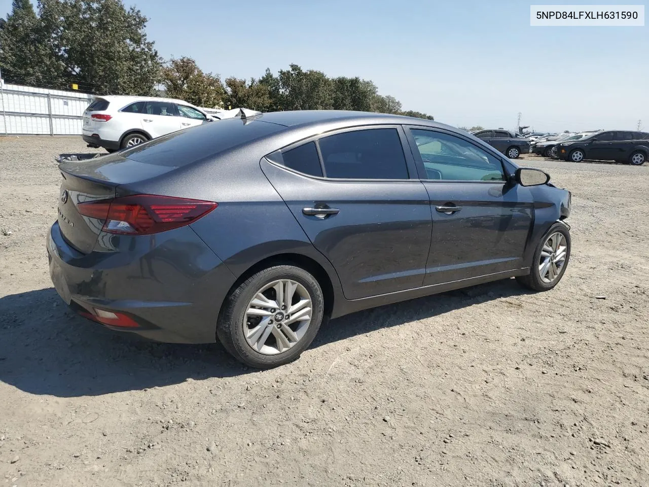 2020 Hyundai Elantra Sel VIN: 5NPD84LFXLH631590 Lot: 70080854