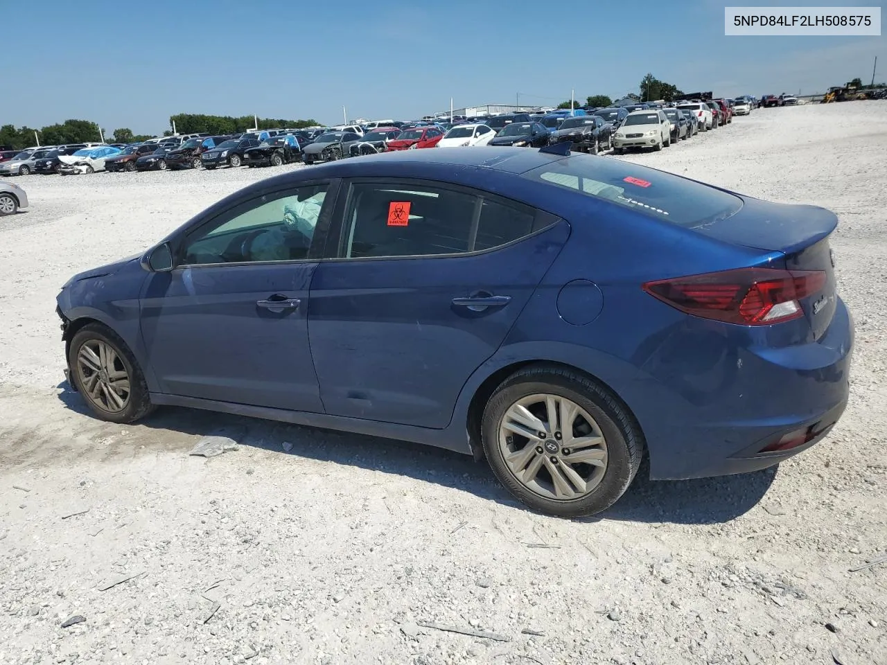 2020 Hyundai Elantra Sel VIN: 5NPD84LF2LH508575 Lot: 70100264