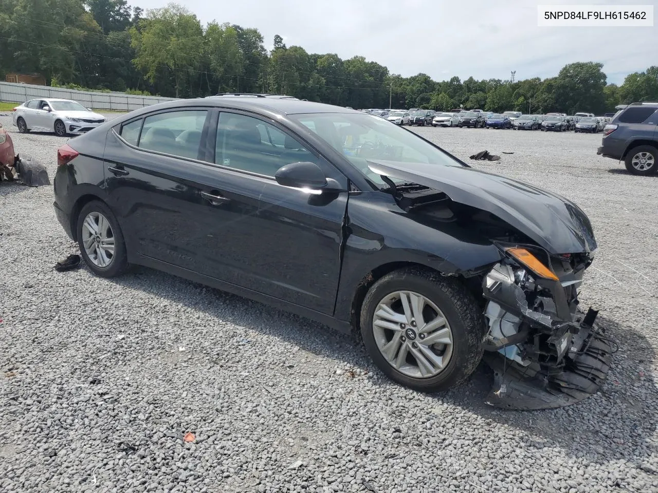 2020 Hyundai Elantra Sel VIN: 5NPD84LF9LH615462 Lot: 70124274