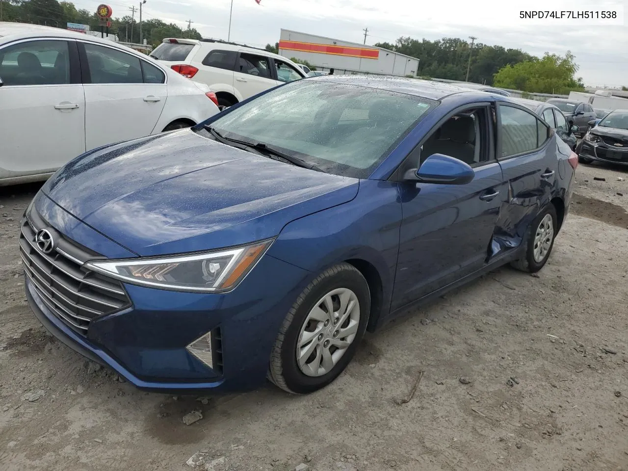 2020 Hyundai Elantra Se VIN: 5NPD74LF7LH511538 Lot: 70141534