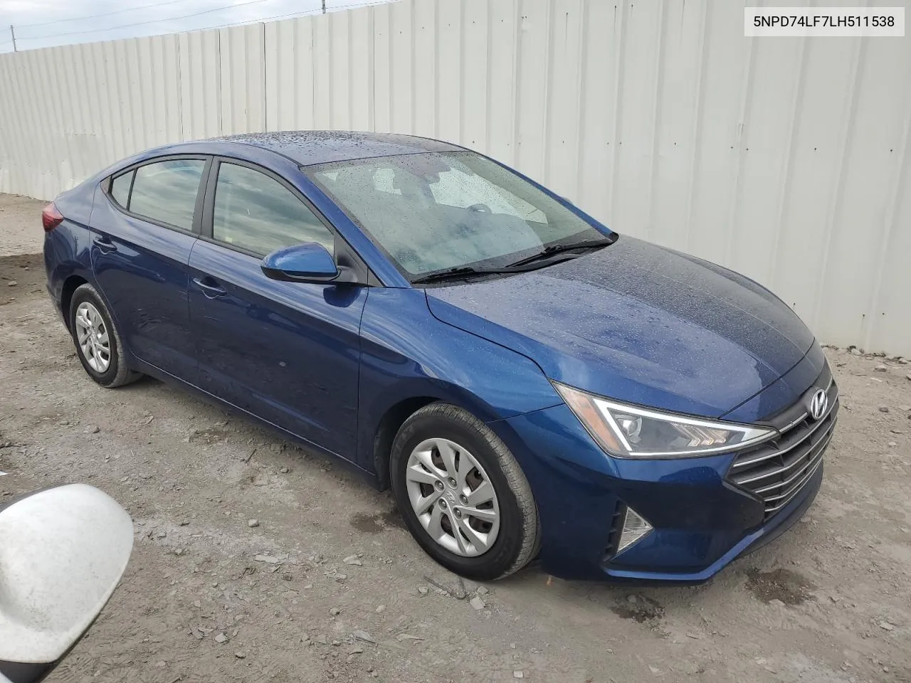 2020 Hyundai Elantra Se VIN: 5NPD74LF7LH511538 Lot: 70141534