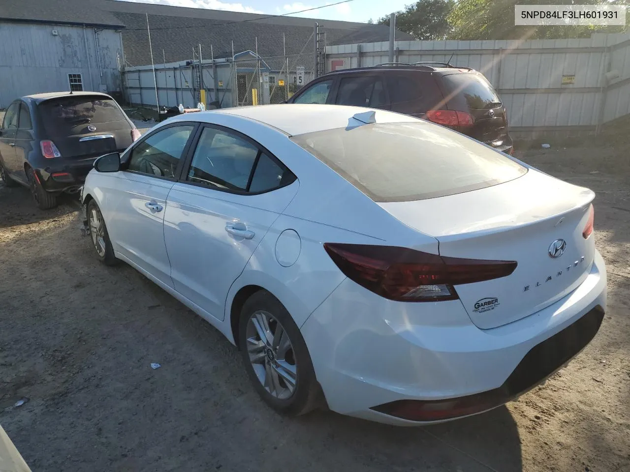 2020 Hyundai Elantra Sel VIN: 5NPD84LF3LH601931 Lot: 70236814