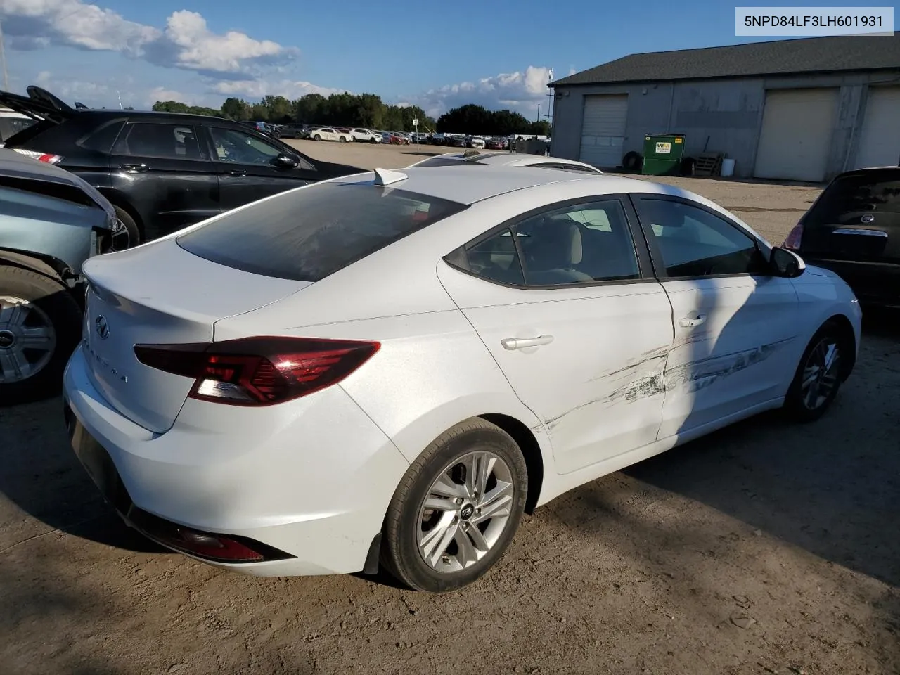 2020 Hyundai Elantra Sel VIN: 5NPD84LF3LH601931 Lot: 70236814