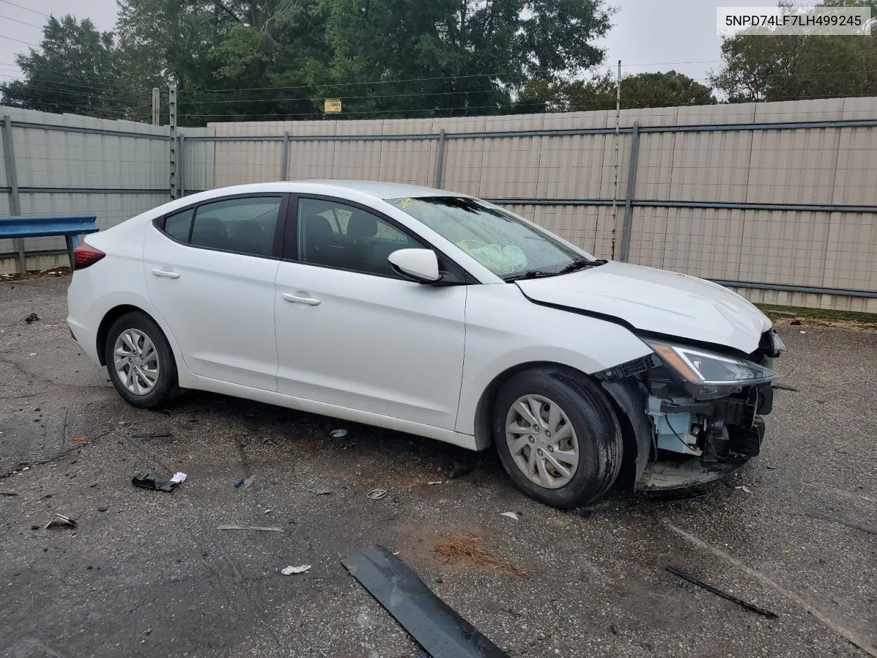 2020 Hyundai Elantra Se VIN: 5NPD74LF7LH499245 Lot: 70273204