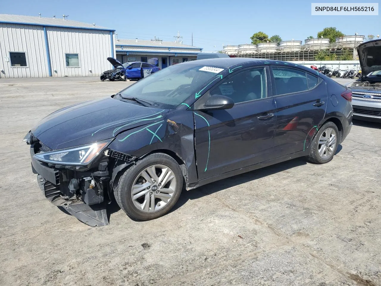 2020 Hyundai Elantra Sel VIN: 5NPD84LF6LH565216 Lot: 70303344