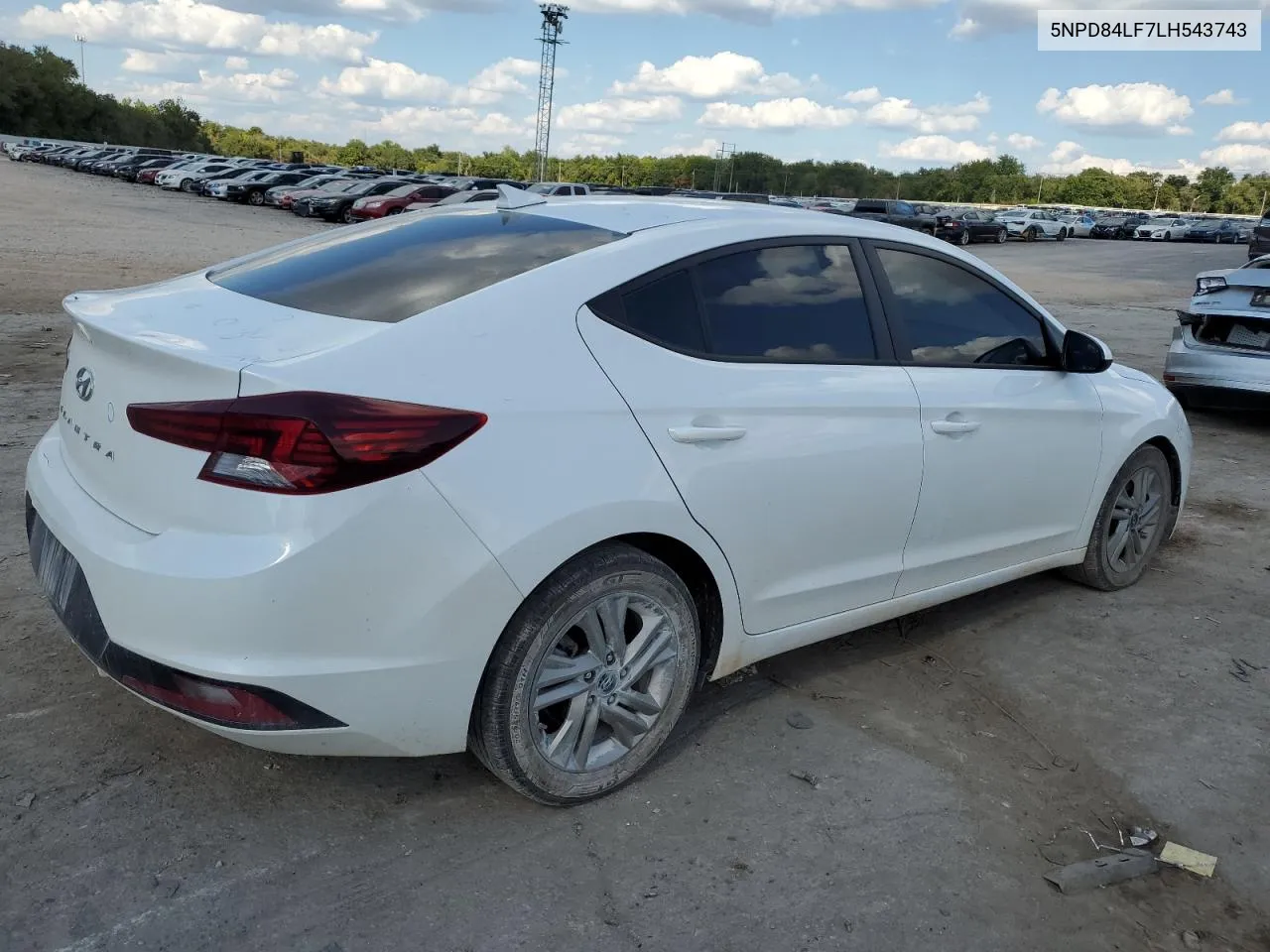 5NPD84LF7LH543743 2020 Hyundai Elantra Sel