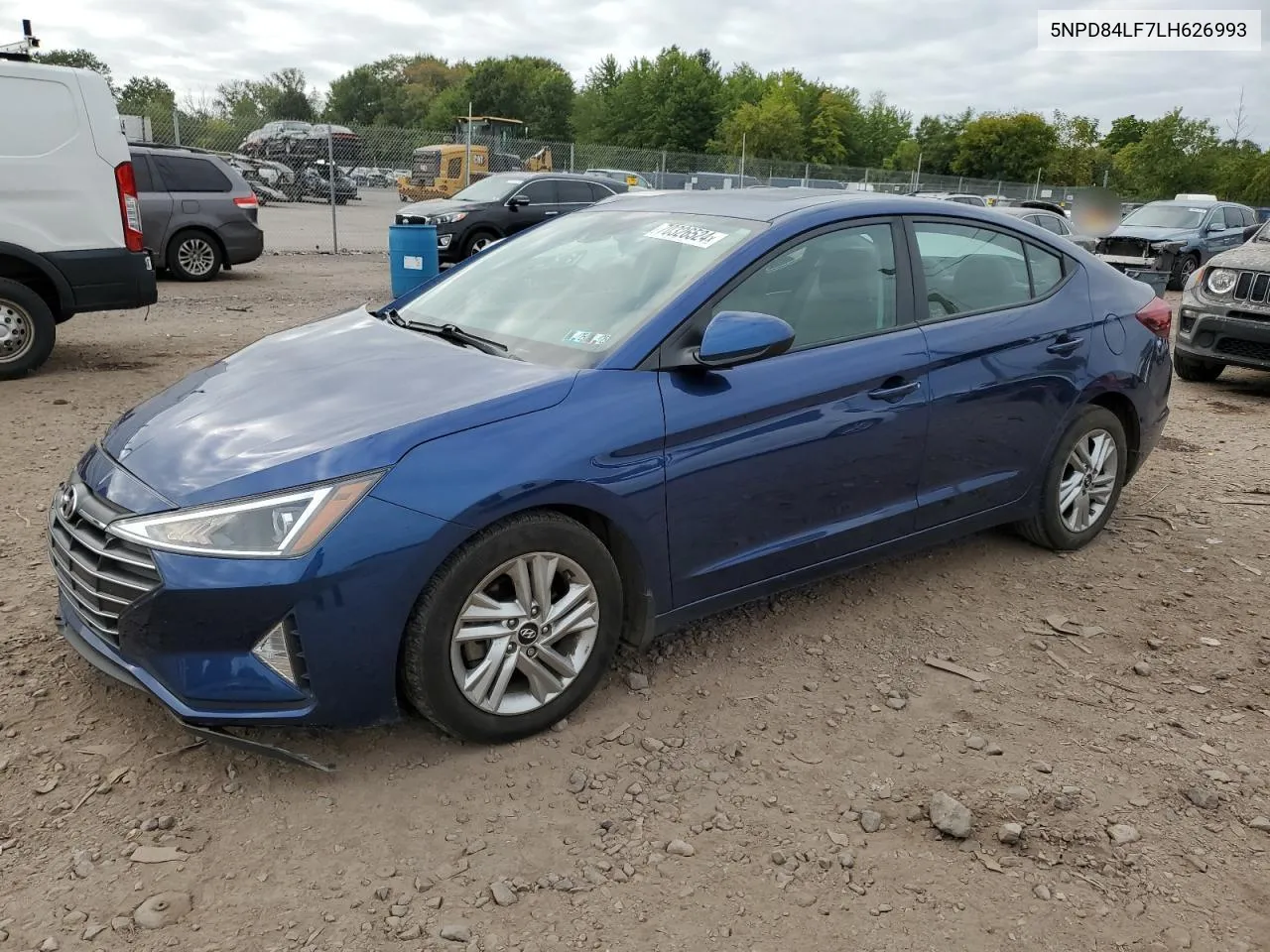 5NPD84LF7LH626993 2020 Hyundai Elantra Sel